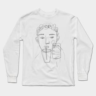 Mittee ArtPiece "Scrolling" Long Sleeve T-Shirt